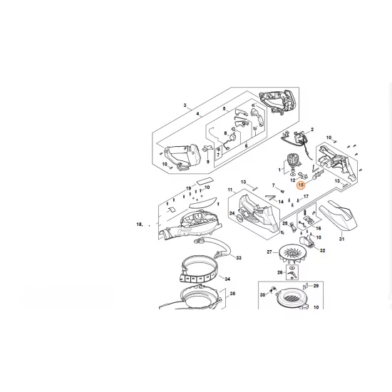 STIHL   Płytka zestykowa SA02 404 0801